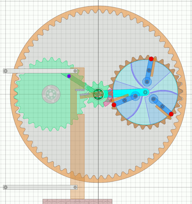 Animation MT18 with three arms